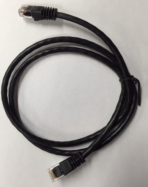 photo of Black Cat5 Patch Cable 10ft
